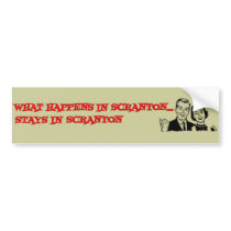 What Happens In Scranton Bumper Sticker
