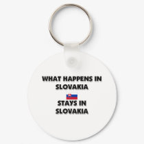 What Happens In SLOVAKIA Stays There keychains by flagshirt What Happens In SLOVAKIA Stays There keychains
