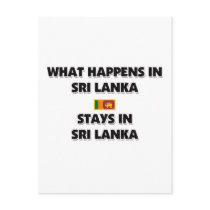 What Happens In SRI LANKA Stays There postcards