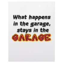What Happens in the Garage Stays in the Garage Letterhead