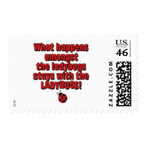 What Happens in the Garden Postage Stamp