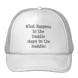 What Happens in the Huddle
