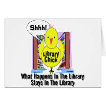 What Happens In The Library... Card
