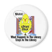 What Happens In The Library... magnets