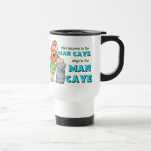 What Happens In The Man Cave Stays In The Man Cave Coffee Mugs