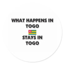 What Happens In TOGO Stays There stickers