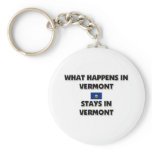 What Happens In VERMONT Stays There Key Chains