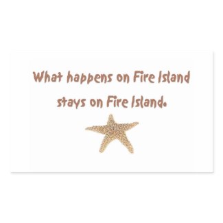 What Happens on Fire Island sticker