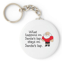 What Happens On Santas Lap Keychains
