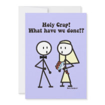 What Have We Done Wedding invitations by ScottInk What Have We Done Wedding invitations