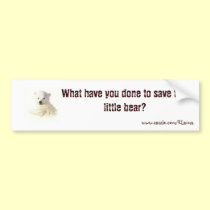 What have you done to sa...www.zazzle.com/KLaima,  bumper stickers