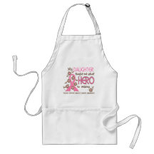 What Hero Means Breast Cancer Daughter Apron