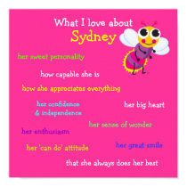 What I love about . . . Poster for Girls posters
