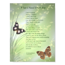 What I Need From You Poster