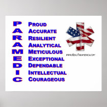 What Is A Paramedic Poster