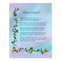 What Is A Teacher? Posters