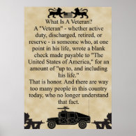 What is a veteran? print