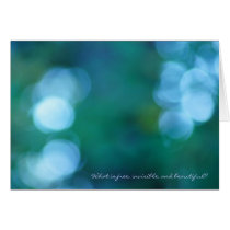What is Free, Invisible, and Beautiful? Greeting Cards