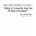 What is it exactly that the VP does everyday? t-shirts