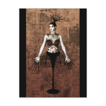 What Is Left Of Me Gothic Art Postcard by darkdreams What Is Left Of Me Gothic Art Postcard
