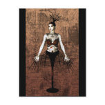 What Is Left Of Me Gothic Art Postcard