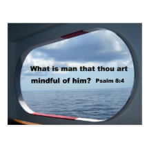 What is man... postcard