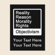 What is Objectivism? postcard