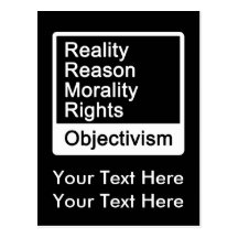 What is Objectivism? postcard