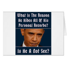 What Is The Reason For Hiding All His Records? Card