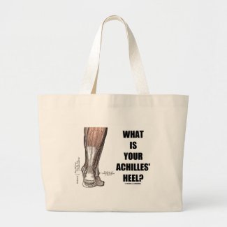 What Is Your Achilles' Heel? (Heel Anatomy) Tote Bag