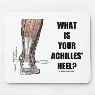 What Is Your Achilles' Heel? (Heel Anatomy) Mouse Pad