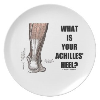 What Is Your Achilles' Heel? (Heel Anatomy) Dinner Plate
