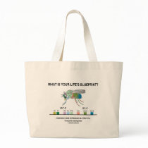 What Is Your Life's Blueprint? (Gene Expression) Canvas Bag
