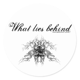 What lies behind stickers