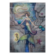 What Lies Beneath Lovely Mermaid Card