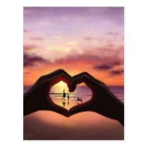 What Love Means To Me Postcard postcards