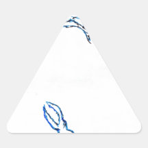 What Me Study Triangle Stickers