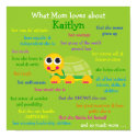 What Mom Loves About Kaitlyn posters