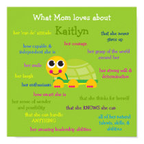 What Mom Loves About Personalized Poster posters