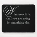 What ? mousepads by ARTICULATION What ? mousepads
