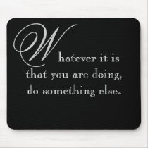 What ? mousepads by ARTICULATION What ? mousepads
