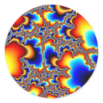 What Next - Fractal Round Stickers