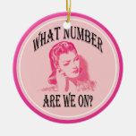 what number are we on? christmas tree ornament
