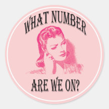what number are we on? sticker