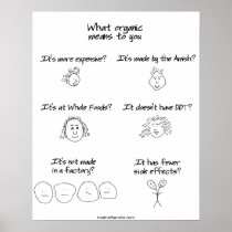 What organic means to you poster