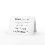 What part of... cards