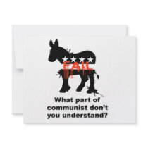 What part of communist don't you understand invitations by obamanation What part of communist don't you understand invitations