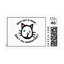 What part of Meow... postage