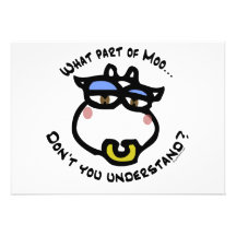What part of Moo... Custom Invitation