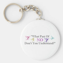 What part of NO... Key Chain